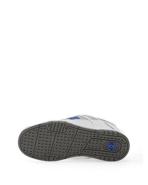 DC Shoes White Stag Panelled Logo-Patch Sneakers for men
