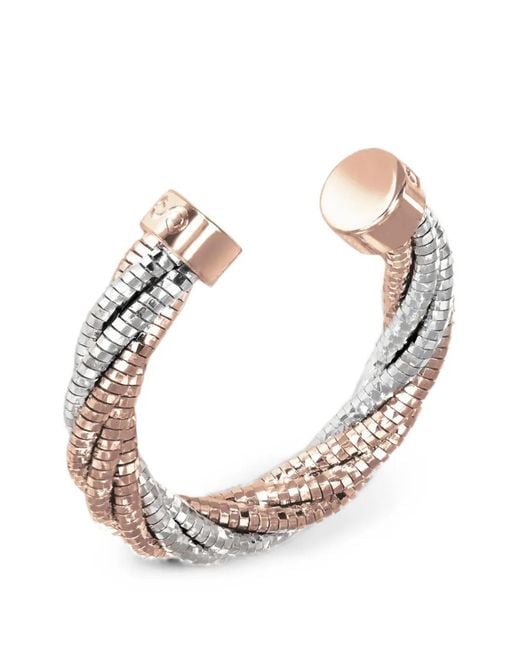 Anello Spring Twist di Desmo in Pink