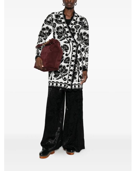 Farm Rio White Arabesque Mini Dress