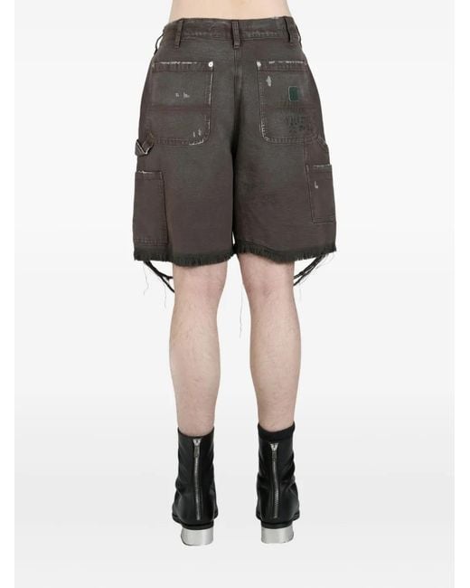 PALY Gray This Guy's Double Knee Shorts