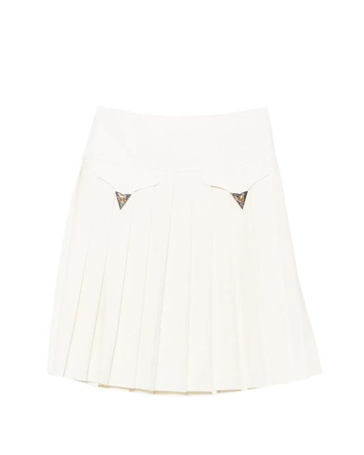 Versace White Skirts