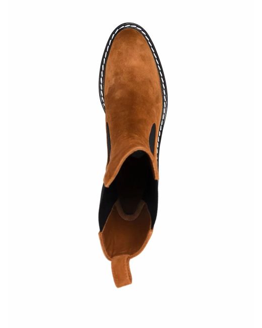 Khaite Brown Calgary Boots