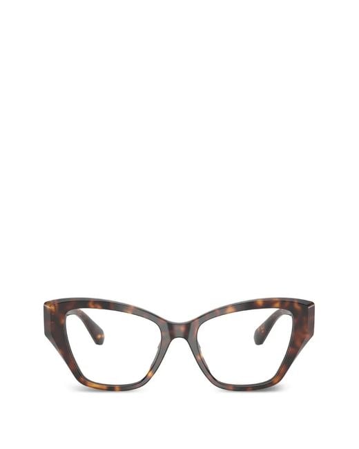 Swarovski Brown Cat-Eye Glasses