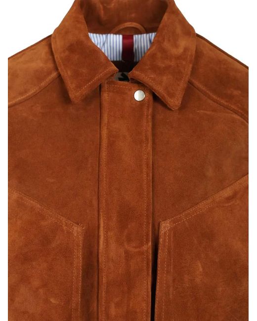 Chaqueta Bómber Daniela Oversize Blusotto de color Brown