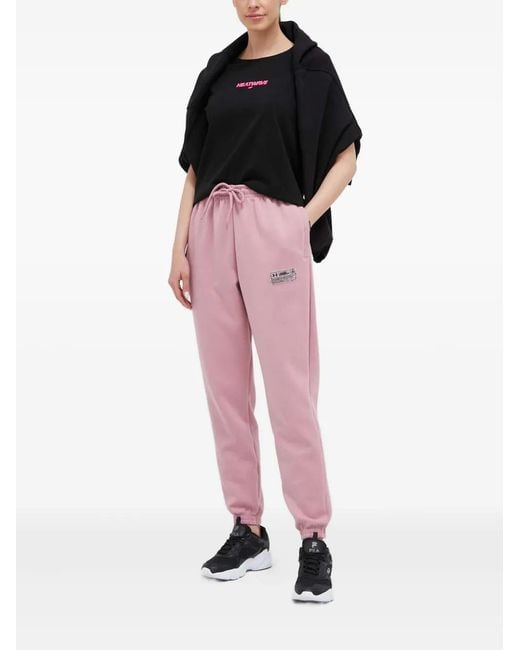 Under Armour Pink Drawstring Logo Track Pants