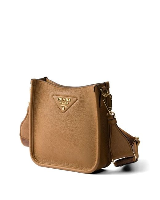 Prada Brown Mini Leather Shoulder Bag