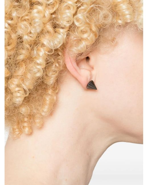 Eddie Borgo Gray Cone Stud Earrings