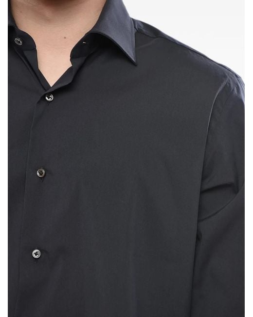 Alessandro Gherardi Gray French Collar Shirt for men