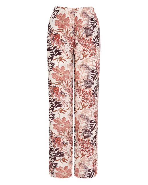 Amir Slama White Straight-Leg Trousers