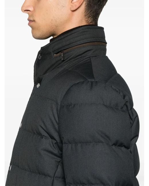 Moorer Black Ilvo-Pum Jacket for men