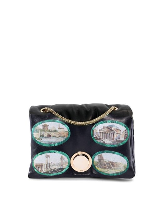 Giambattista Valli Black Four Mosaiques Airbag Mini Bag