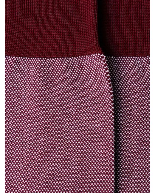 Hackett Purple Bird's-Eye Socks for men