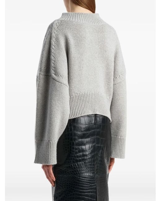 Khaite Gray Phelps Sweater