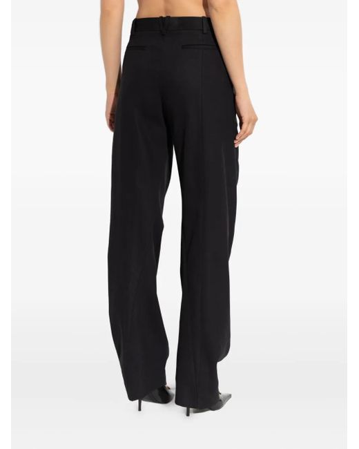 Versace Blue Medusa-Button Panel Trousers
