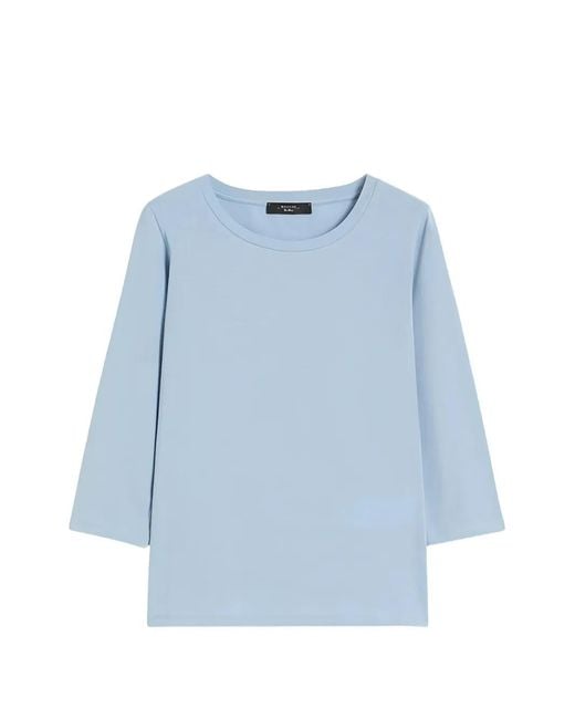 Weekend by Maxmara Blue Round-Neck T-Shirt