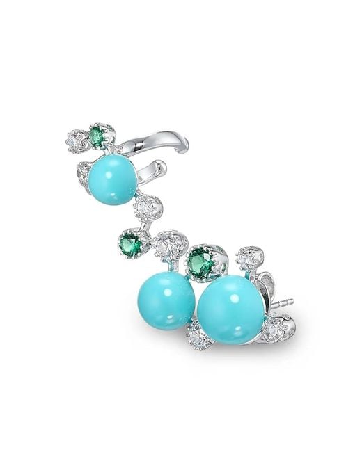 Anabela Chan Blue 14K Constellation Diamond Ear Cuffs