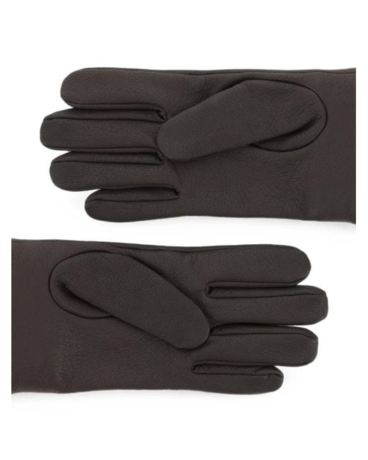 Boggi Black Gloves for men