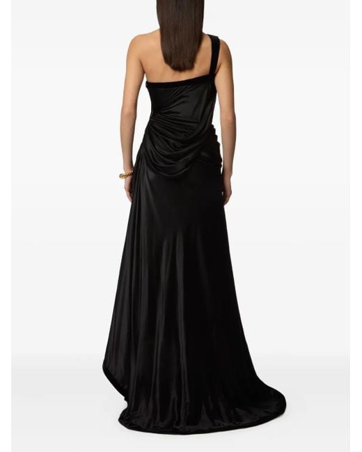 Robe Longue À Design Asymétrique Nina Ricci en coloris Black