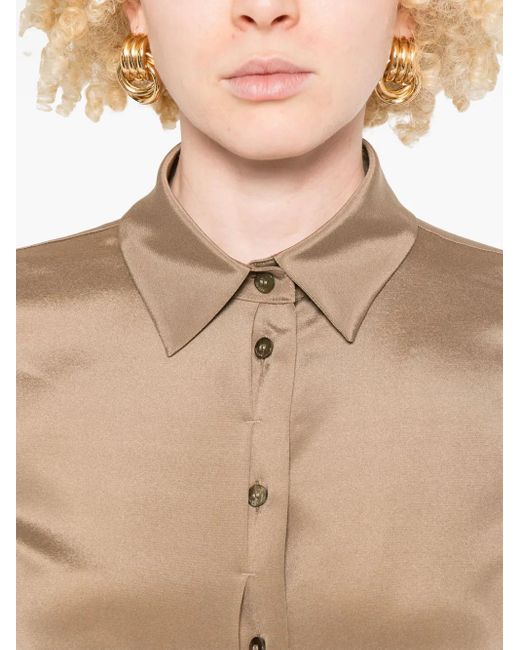 Max Mara Avion Blouse in het Natural