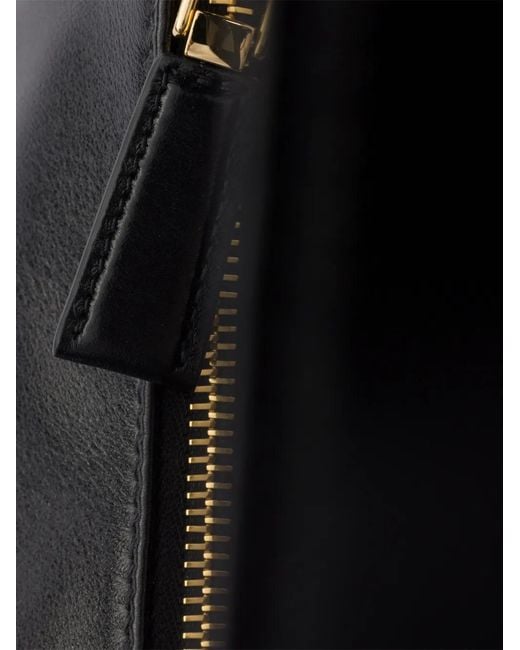 Prada Black Aimée Medium Leather Shoulder Bag