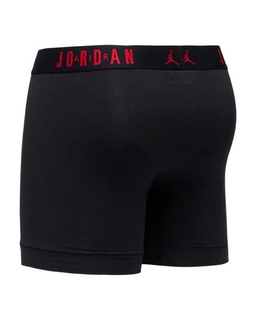Nike White Flight Logo-Waistband Boxer Briefs (Pack Of Three) for men