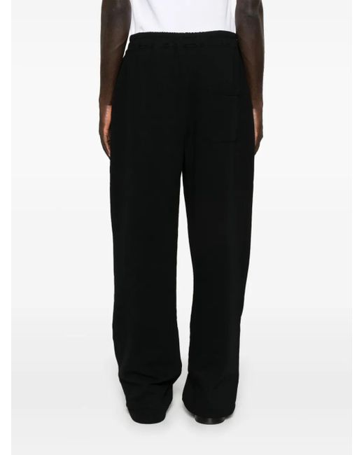 VTMNTS Black Loose-Cut Track Pants for men