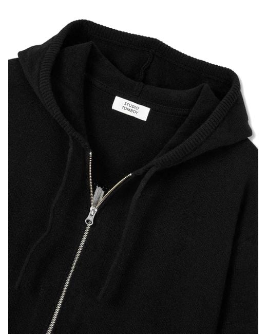 Studio Tomboy X Black Zip-Up Hoodie