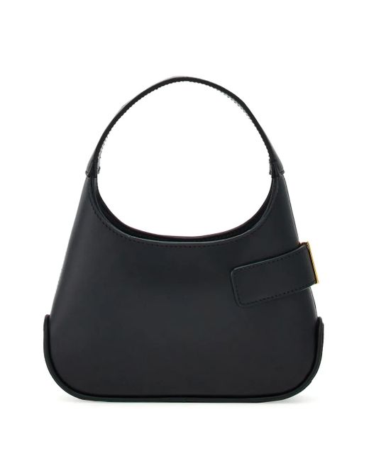 Ferragamo Black Gancini Mini Hobo Bags