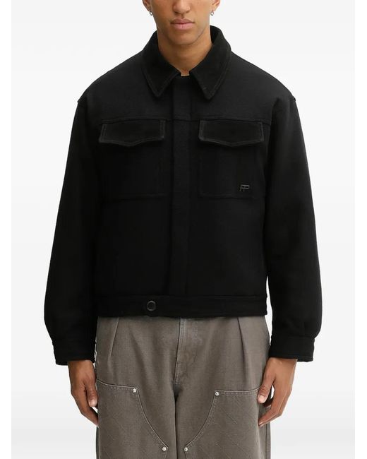 Filling Pieces Black Box Varsity Jacket for men