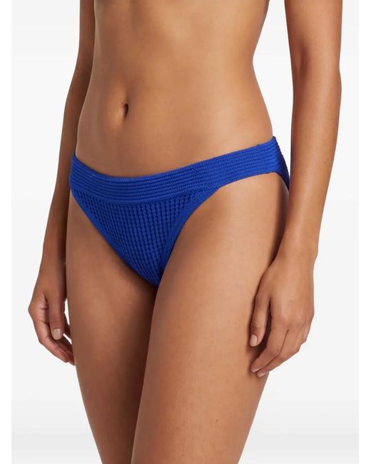 Bompard Blue Bas De Bikini En Crochet