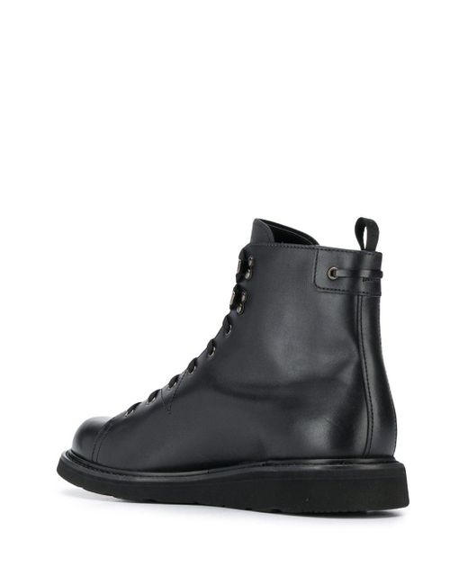 Car Shoe Rubber Lace Up Ankle Boots in Black for Men - Lyst