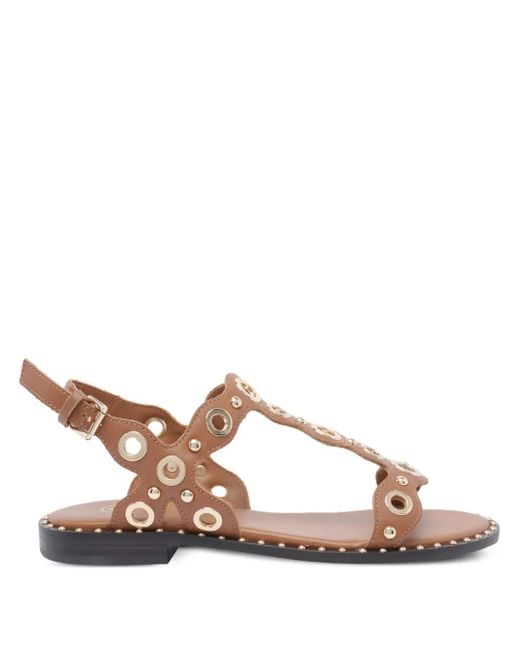 Ash Brown Pop Sandalen