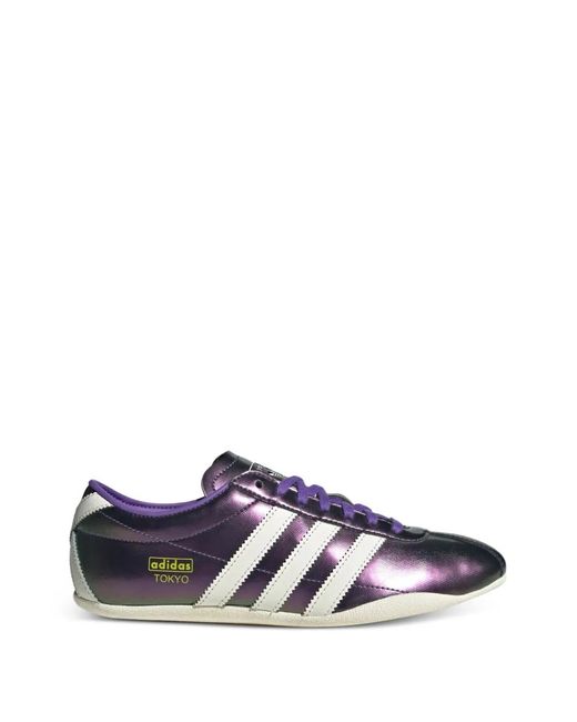 Adidas White Tokyo Metallic-Finish Sneakers