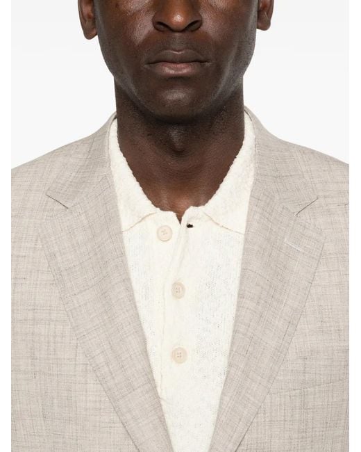 Canali White Notched-Lapel Suit for men