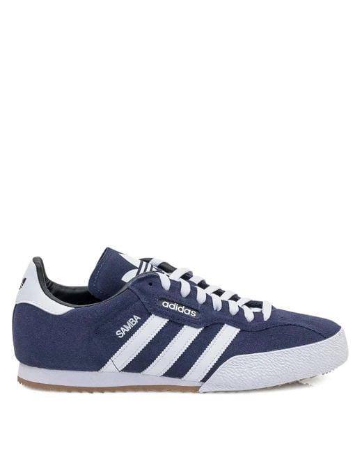 メンズ Adidas Samba Super スエードスニーカー Blue