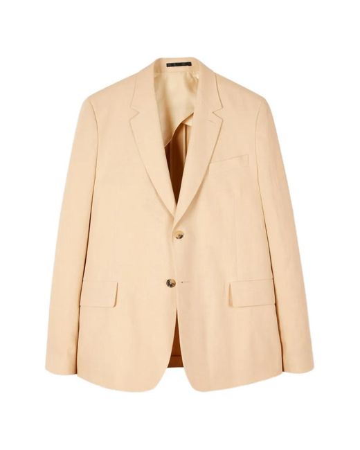 Paul Smith Natural Notched Lapel Jacket for men