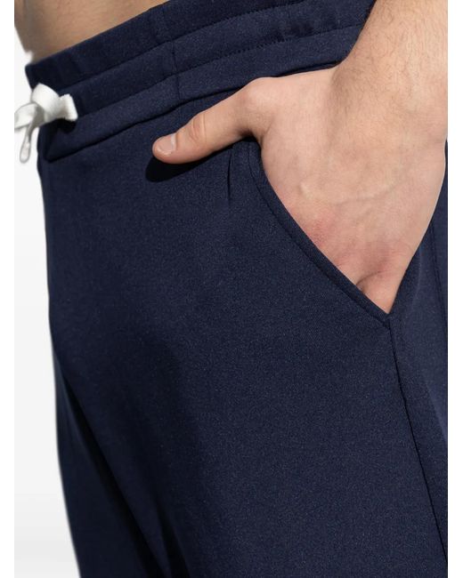Balmain Blue Drawstring Track Pants for men
