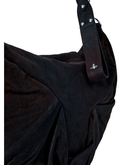 Vivienne Westwood Große Agnes Schultertasche Mit Raffung in Black für Herren