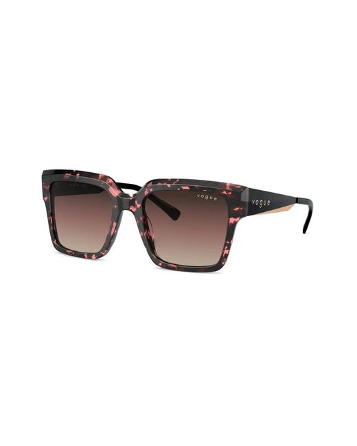 Vogue Eyewear Brown Tortoiseshell-Effect Sunglasses
