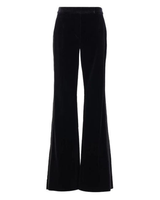 Max Mara Black Vetrino Stripe-detail Trousers