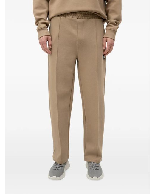 HUGO Natural Logo-Patch Track Pants for men