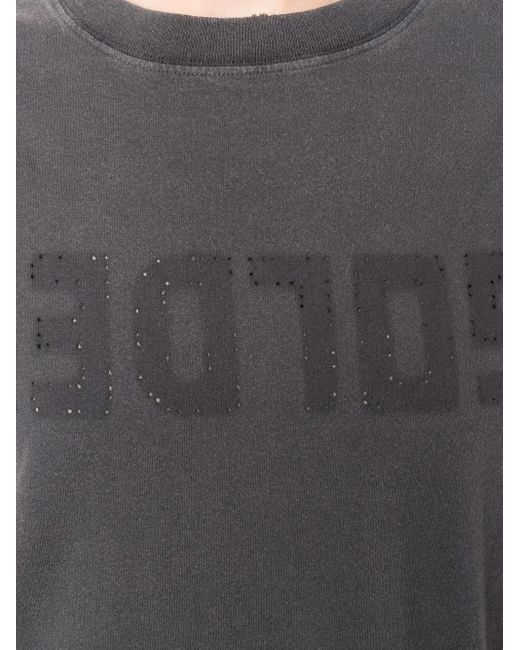 Golden Goose Deluxe Brand Gray Golden W`S T-Shirt Dress