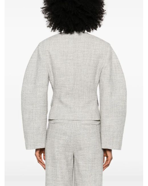 Nanushka Gray Kiyo Jacket