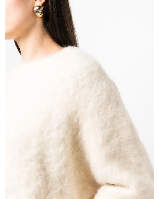 Totême  Natural Toteme Boxy Alpaca Knit