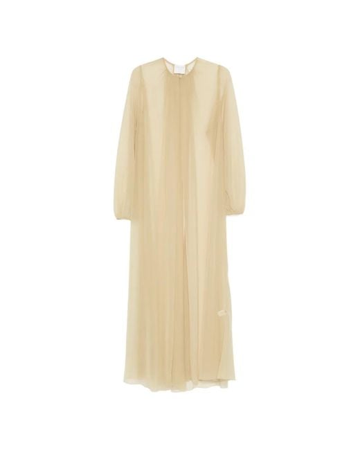 Forte_forte White Long Sleeve Coat