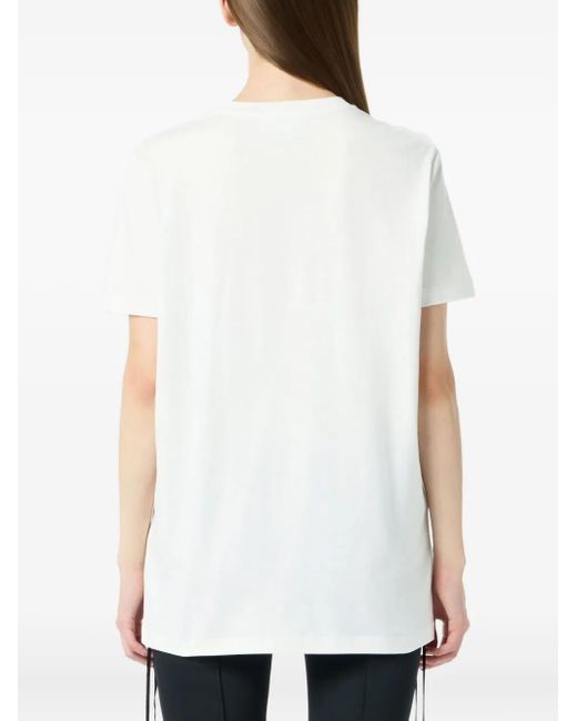 Blumarine ビジュートリム Tシャツ White