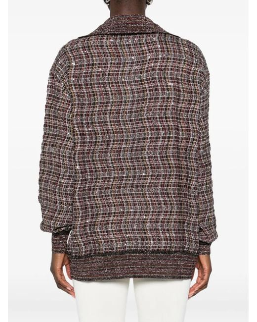 Missoni Brown V-Neck Sweater
