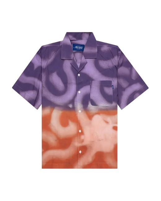 AWAKE NY Purple Dip-Dyed Shirt for men