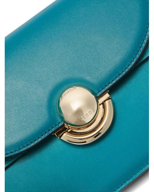 Furla Blue Small Sfera Crossbody Bag