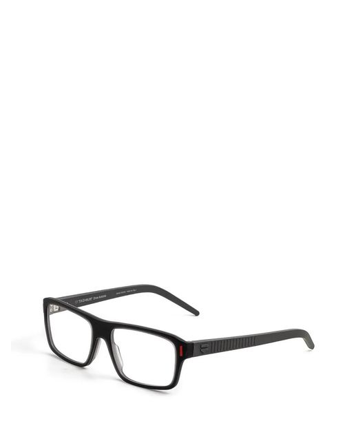 Tag Heuer Black Rectangle Glasses